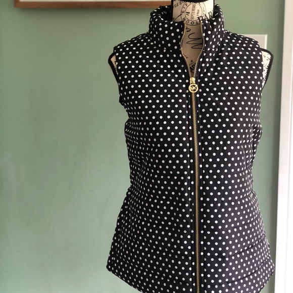 Michael Kors Jackets & Blazers - SOLD!NWT Michael Kors polka dot vest 😍